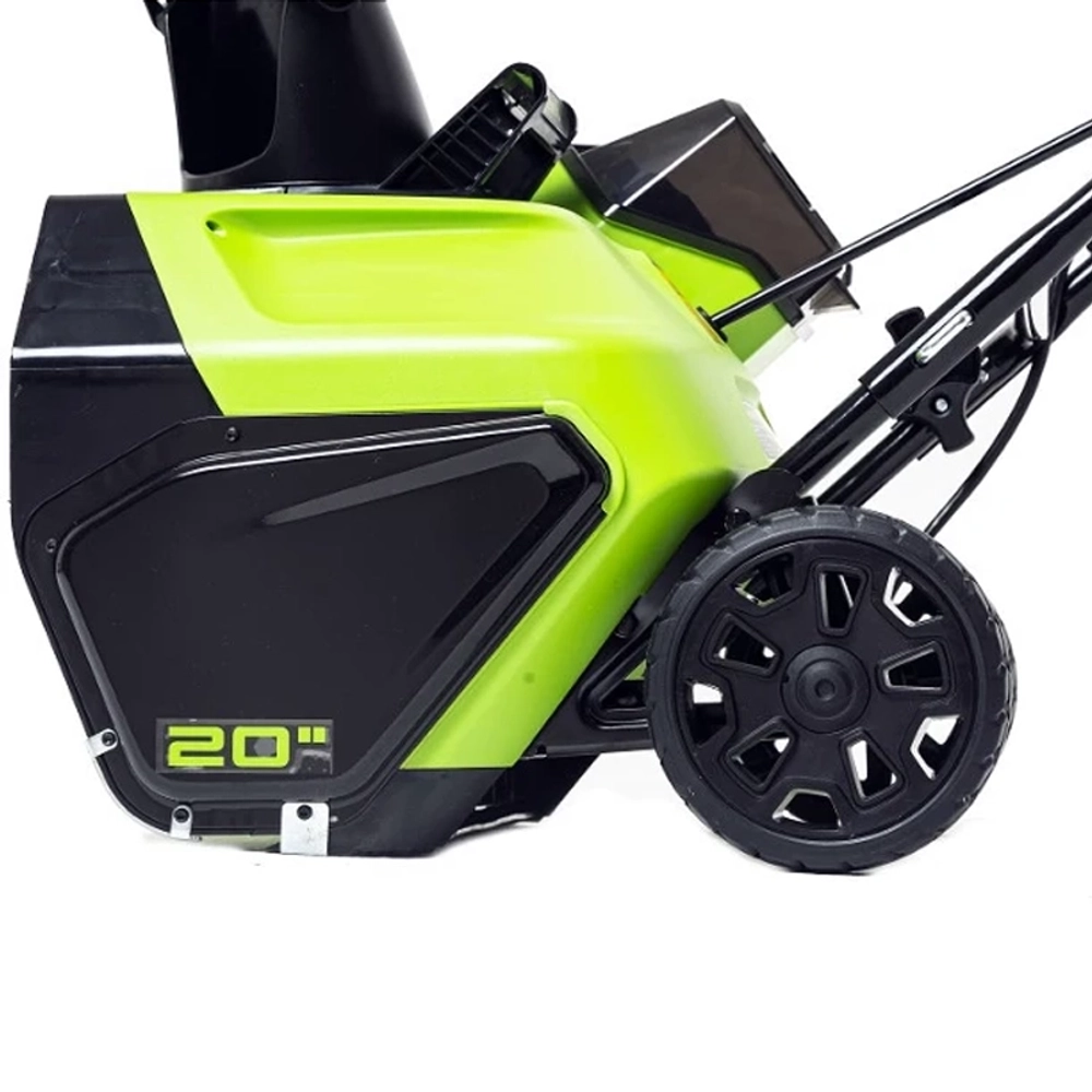 Greenworks GD60PSTK5 60В аккумуляторный снегоуборщик (1 x 5 Ач, ЗУ) ковш 51 см, выброс 6 м 2602907UG