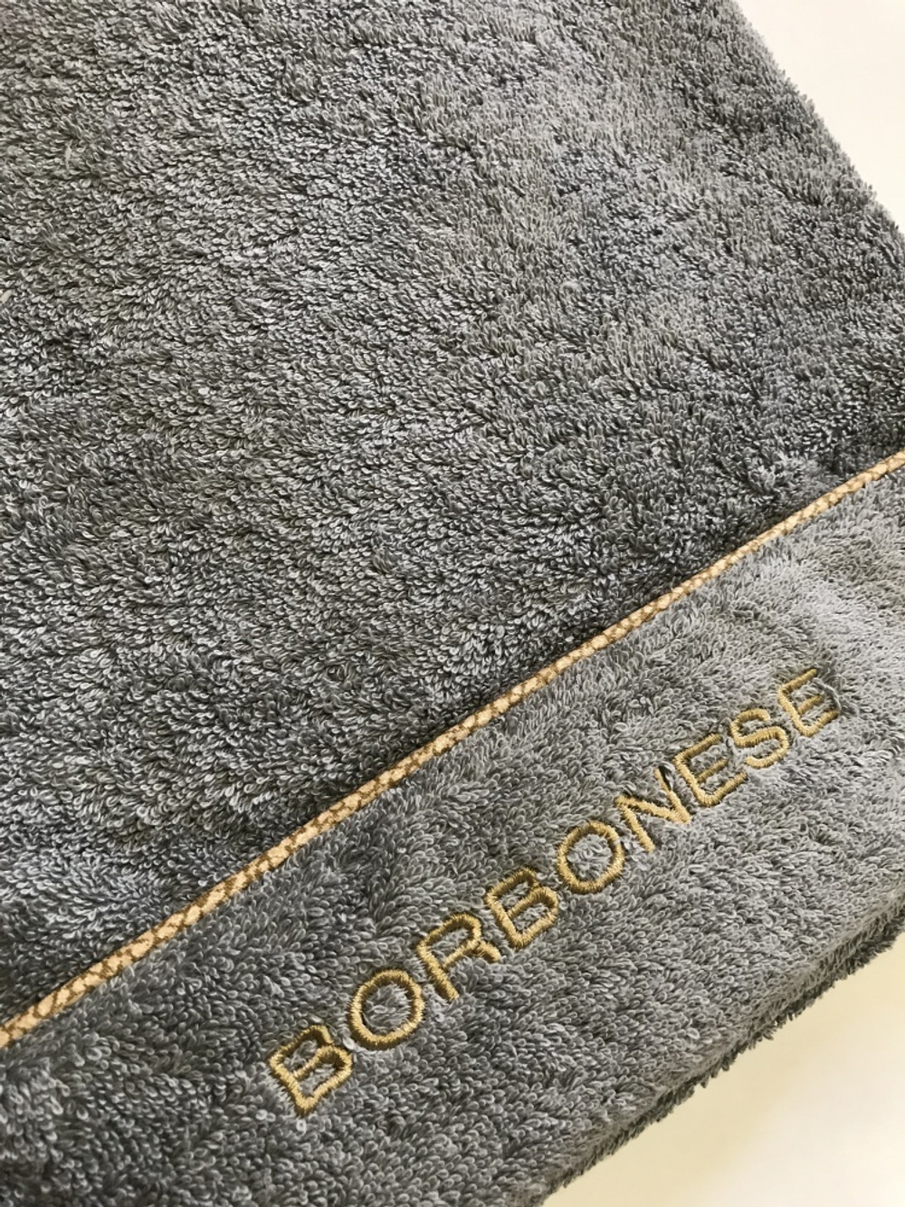 Набор полотенец 5шт Borbonese Classic Grigio 955 темно-серый