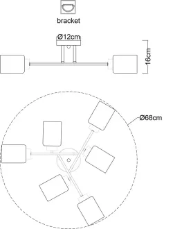 Потолочная люстра Arte Lamp