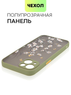 Чехол BROSCORP для Apple iPhone 13 оптом (арт. IP13-ST-TPU-KHAKI-PRINT)