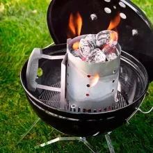 Портативный угольный гриль Weber Smokey Joe Premium, 37 см, чёрный