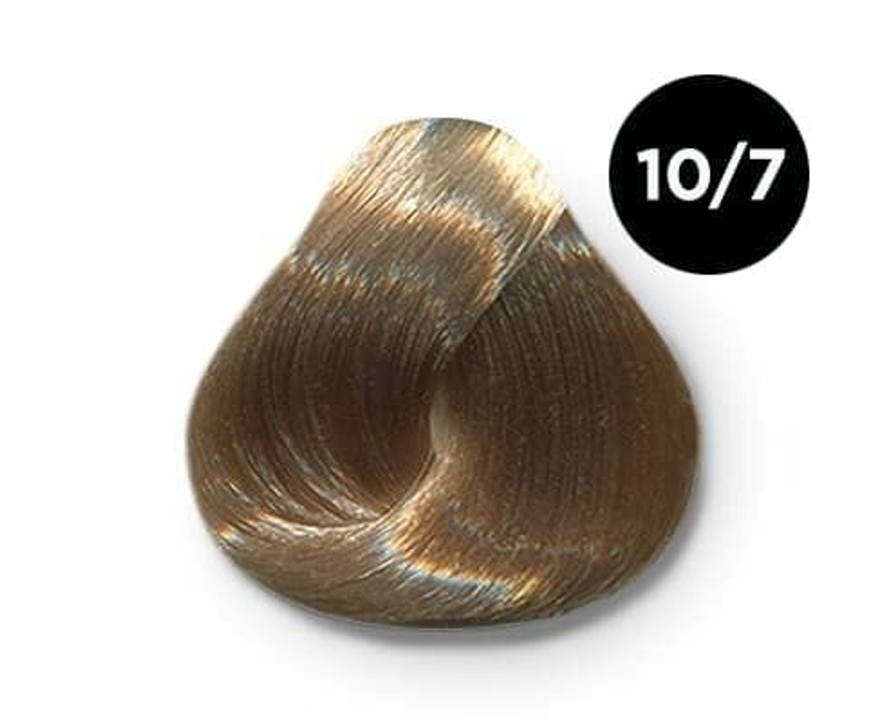 OLLIN SILK TOUCH 10/7 светлый блондин коричневый 60мл Безаммиачный стойкий краситель для волос