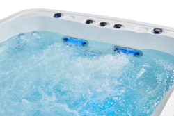 Плавательный гидромассажный спа-бассейн Victoria Star VS-MU601 с ламинарным противотоком и двумя чашами