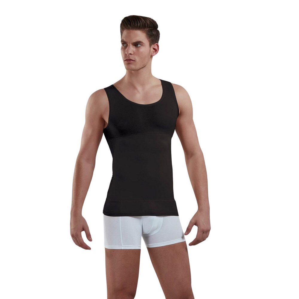 Мужская утягивающая +size майка-корсет Doreanse Shape (Размер: XXXL) (Цвет: бежевый)