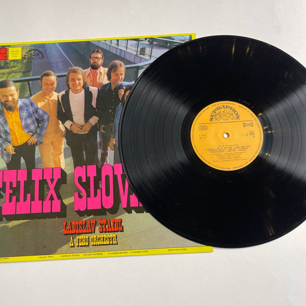 Винтажная виниловая пластинка LP Felix Slovacek, Ladislav Staidl A Jeho Orchestr (Чехословакия 1980)