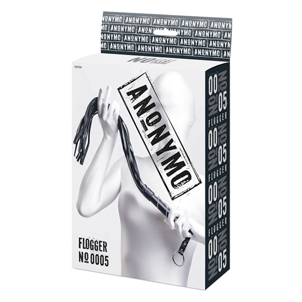 Черный флоггер 64см ToyFa Anonymo 310005