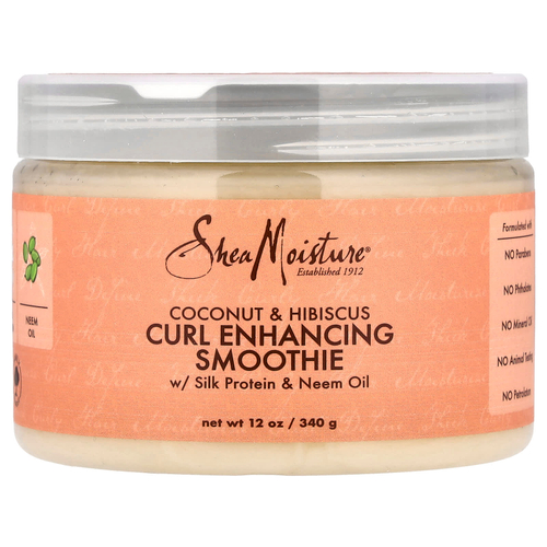 SheaMoisture, Смузи для локонов, кокос и гибискус, 340 г (12 унций)