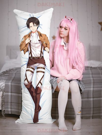 Дакимакура Леви Аккерман арт. 0262