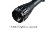 Прицел оптический LEAPERS TF2+/Airgun 4х32 отстр.паралакса, кронштейном на Weaver