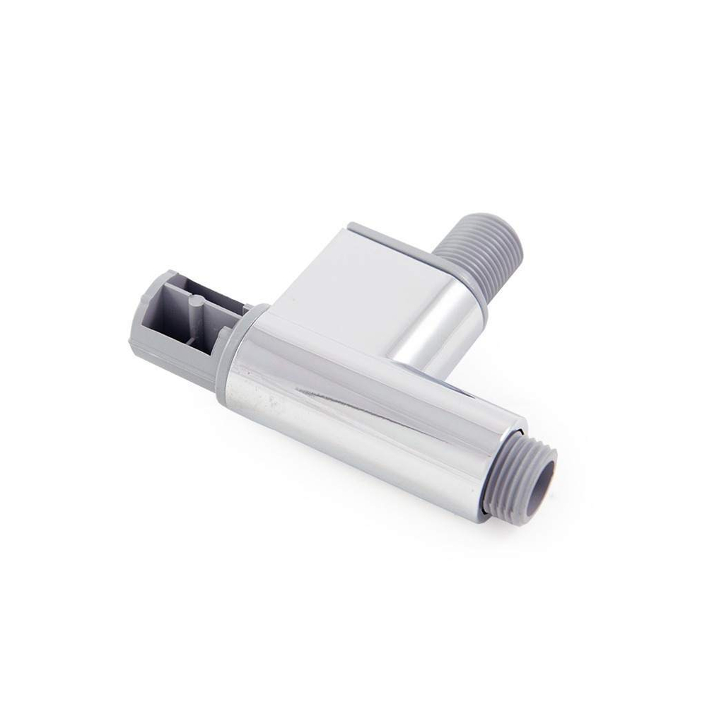 Выпуск воды (подводка-уголок для рейлинга) для душевой кабины, под гайку 1/2 купить в Краснодаре