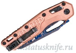 Нож Microtech MSI 210-16FRMS2 Marfione Select Frag Copper Damascusфотография - 2