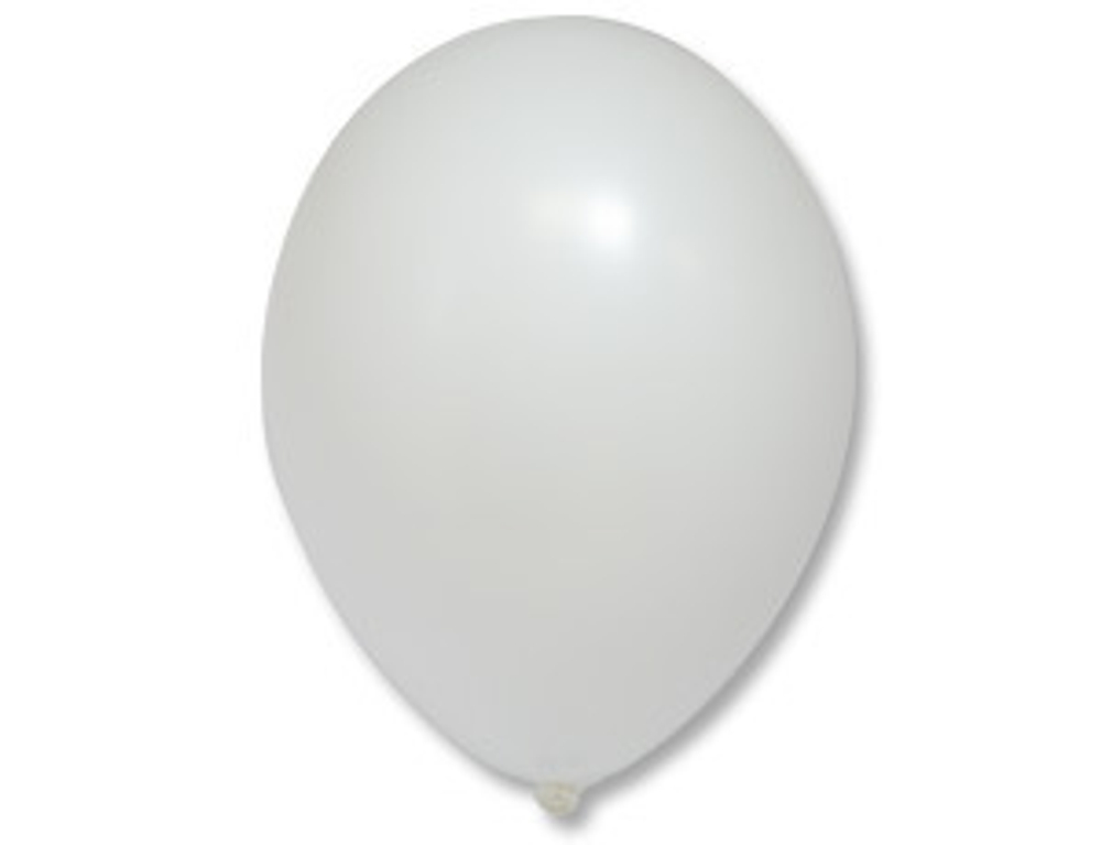 ВВ 85/002 (12"/30 см), Пастель Экстра, Белый (White), 50 шт.