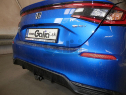 Оцинкованный фаркоп на Honda Civic хетчбек 5 дверей 2022- (без электрики), Galia H111A