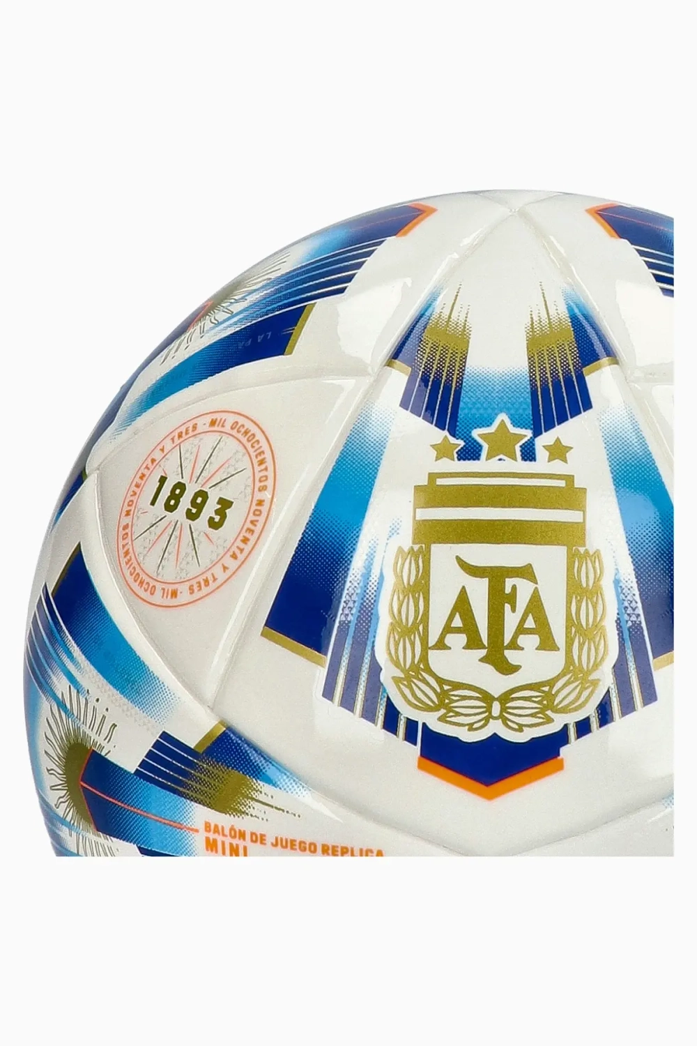 Футбольный мяч adidas Аргентина 2024 размер 1/Mini - белый