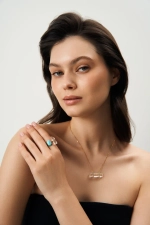 Подвеска Crystal с танзанитами