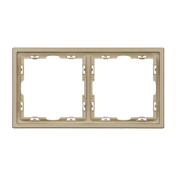 Рамка пластиковая FRM-NOBE-SFPL-2-GD (Arlight, -) 054217