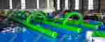 Водная горка без надувного дна, на подкачке ТУРБО "Хит", 152*6,6*2 м