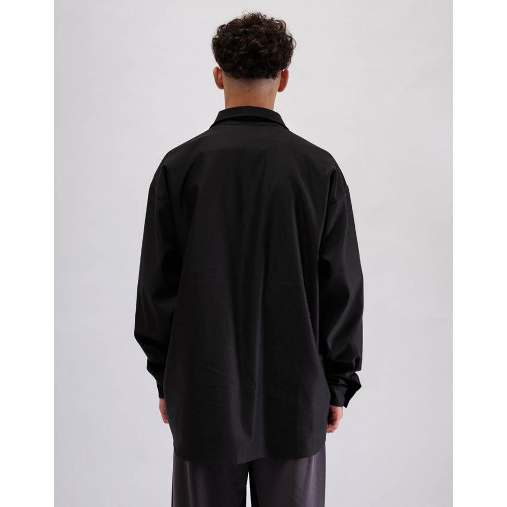 Рубашка БИЧ из хлопка плотная черная