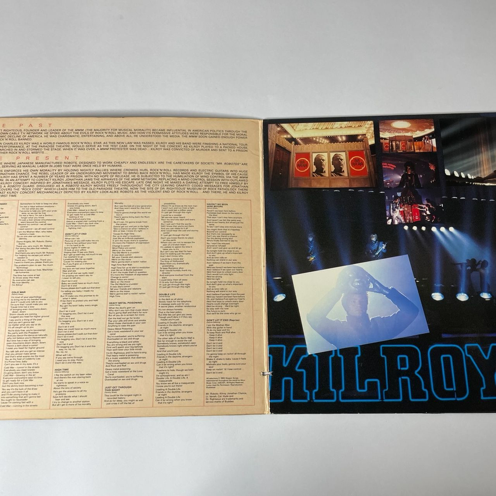 Винтажная виниловая пластинка LP Styx Kilroy Was Here (USA 1983)