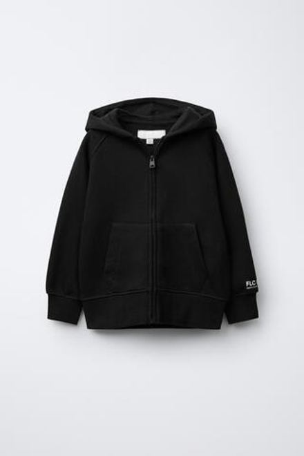 ZARA ТОЛСТОВКА НА МОЛНИИ, ЧЕРНЫЙ