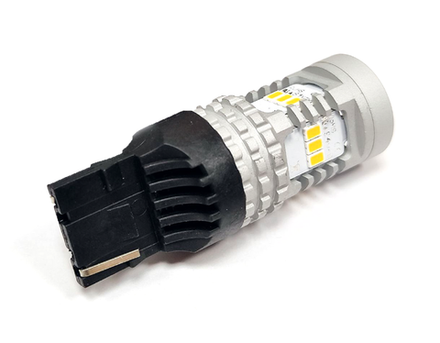 Светодиодная лампа W21W 7440-3020-14SMD без полярности, со стабилизатором (белый), 1шт