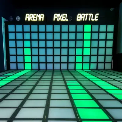 Интерактивный светодиодный пол «Арена Pixel battle»