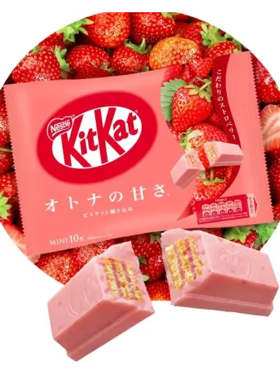 Батончики японский КитКат Клубничный 120 г