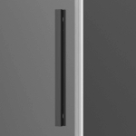 Душевая дверь Soft VDS-3SO140CLGM, 1400, вороненая сталь, стекло прозрачное