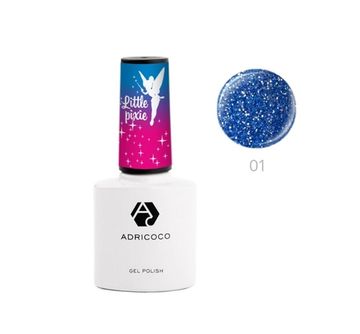 Гель-лак ADRICOCO Little PIXIE №01 - Небесная Роса  (8 мл.)