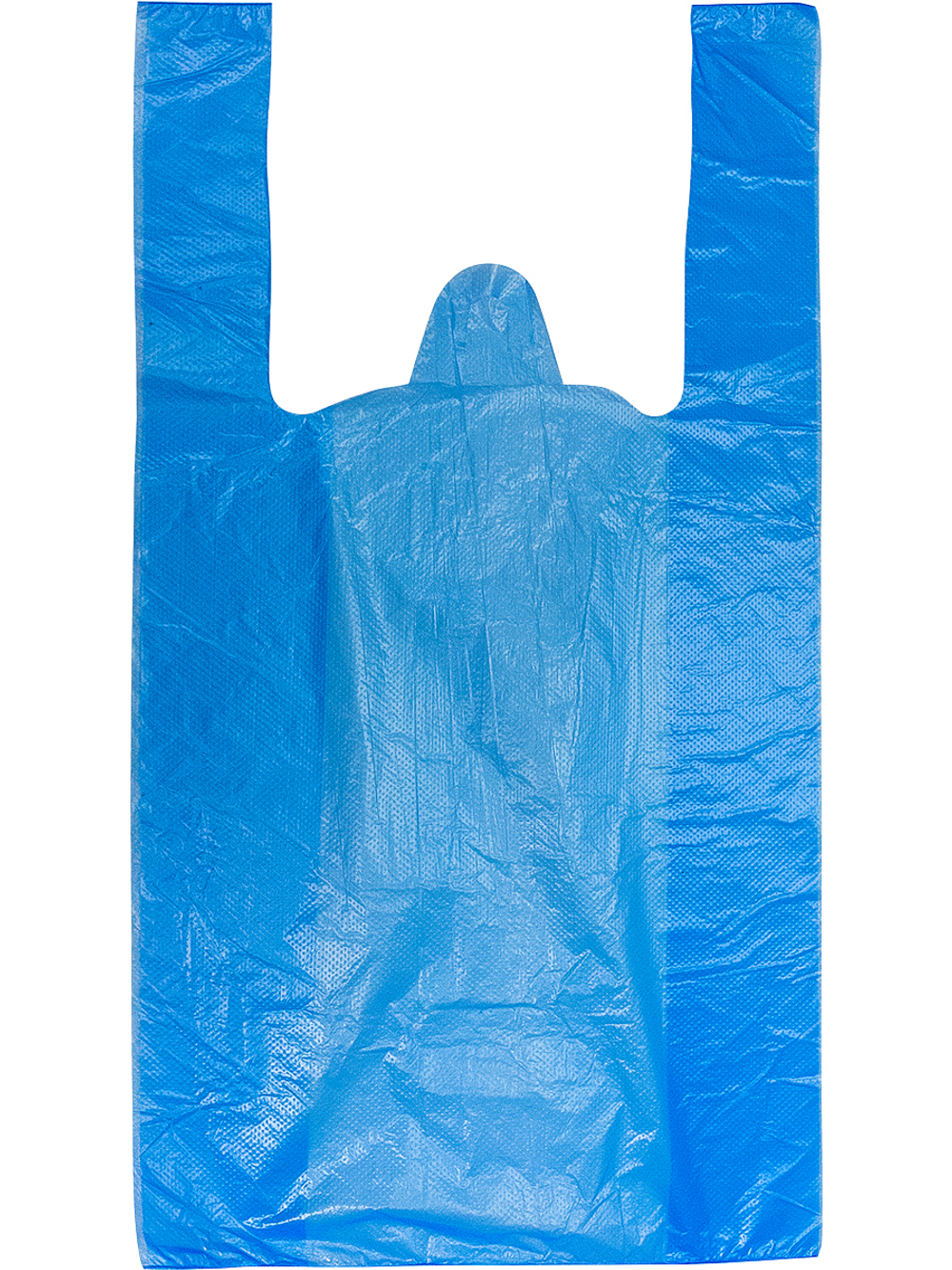 Пакет майка 32*55 см 25 мкм синий 100 шт  1/20