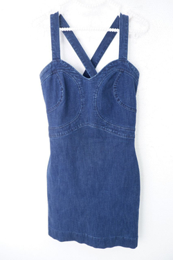 Платье Oodji джинсовое 44 размер