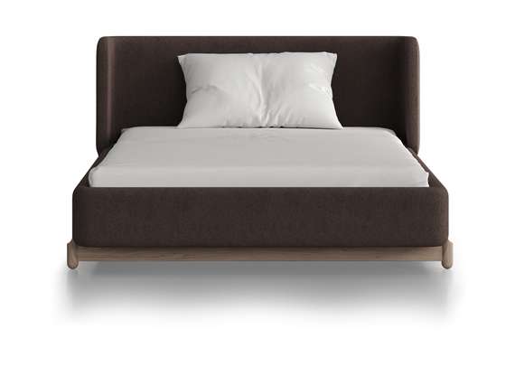 Кровать Basic спальное место 120*200 см (шоколад, твид)