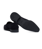 Кожаные мокасины theon BOSS BLACK - темно-синий(50523062)