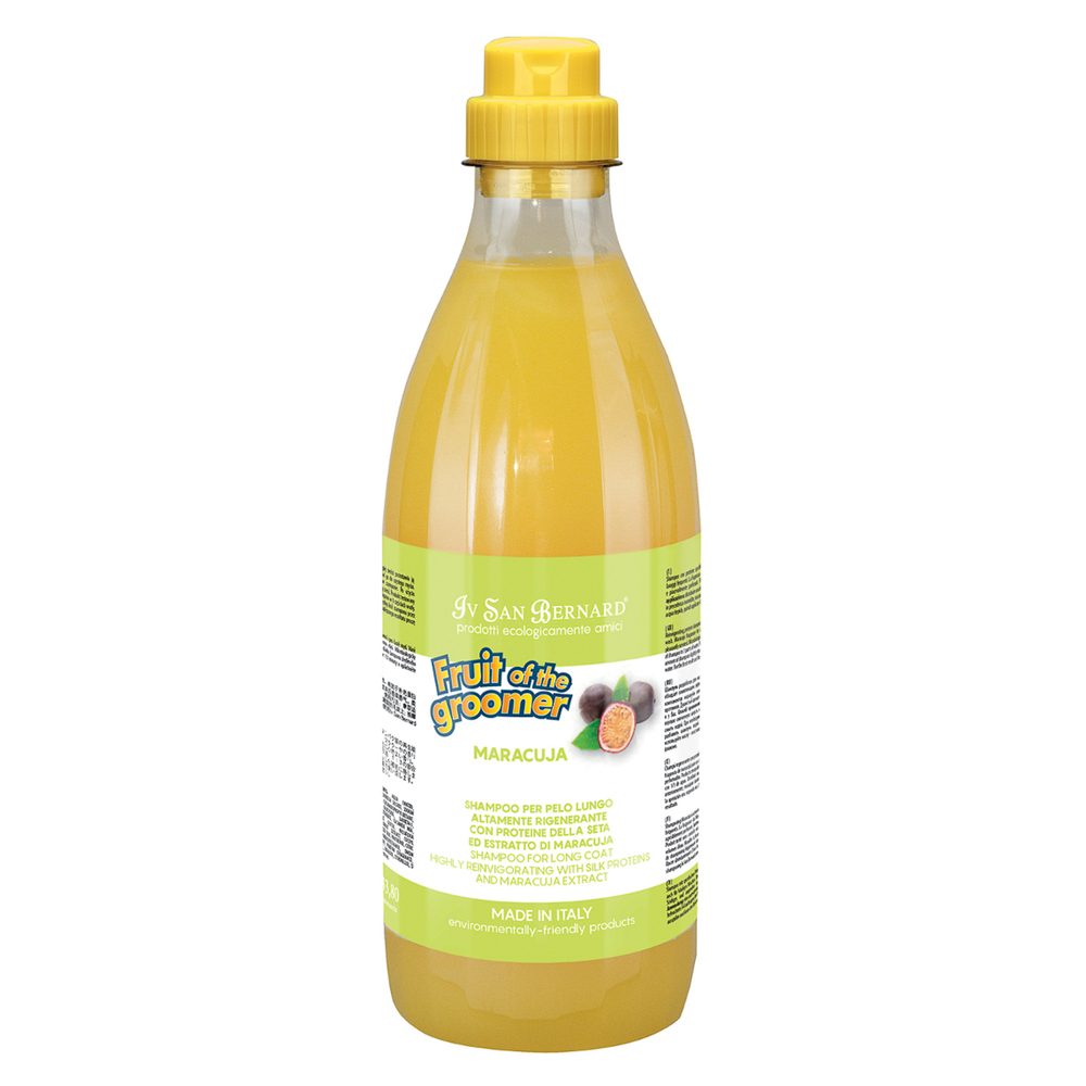 Шампунь Iv San Bernard Fruit of the Groomer Maracuja для длинной шерсти с протеинами 1000 мл