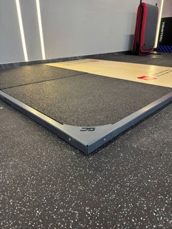 Помост тяжелоатлетический комбинированный (фанера, резина) 2000х3000х40 мм