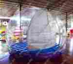 Надувная прозрачная сфера для декораций "Шоу-шар", 4*4*3 м