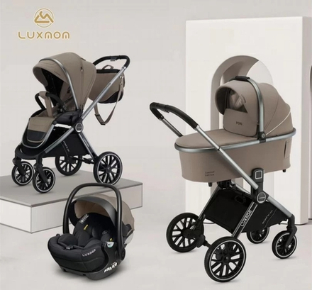 Коляска 3/1 luxmom 811-X ( Xaки)