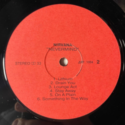 Винтажная виниловая пластинка LP Nirvana Nevermind (Россия 1992) Smells Like Teen Spirit
