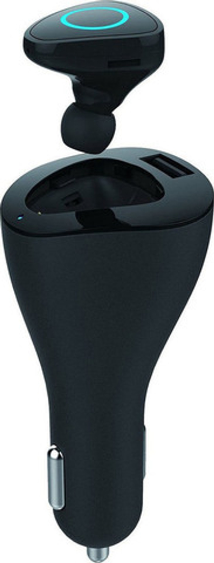 Bluetooth-гарнитура Roman R6000+АЗУ 2,1А black