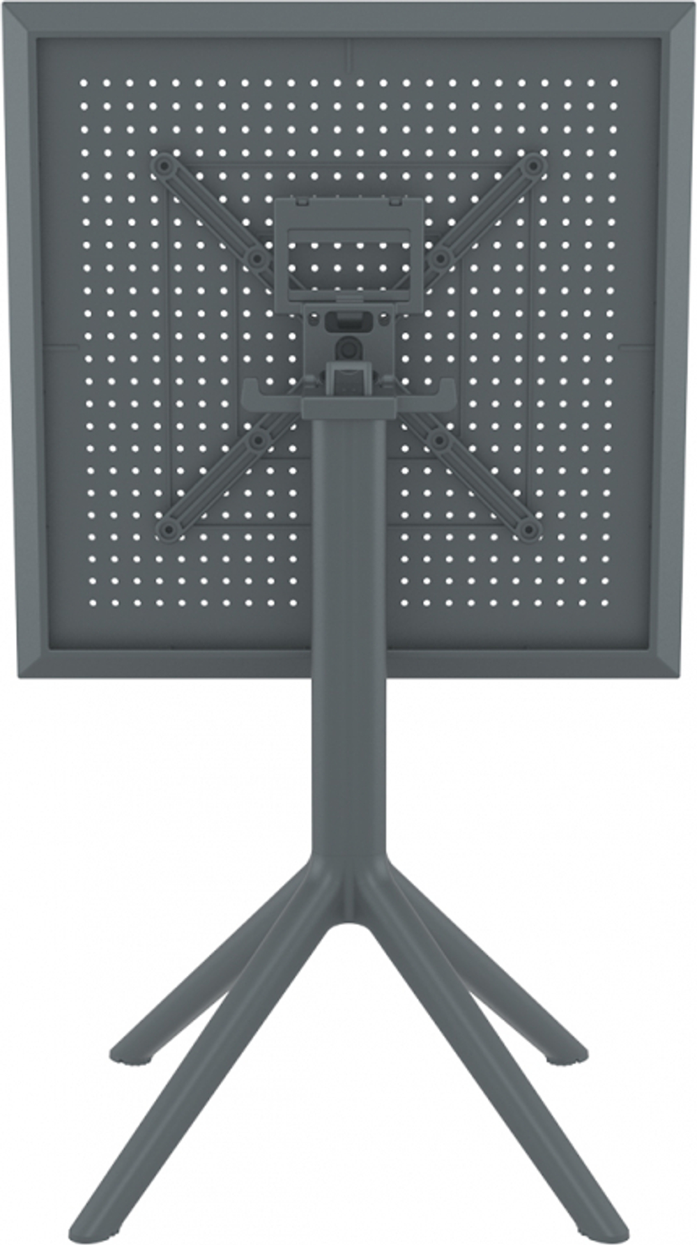 Стол пластиковый складной Siesta Contract Sky Folding Table 60, темно-серый