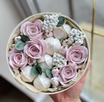 Упаковка "Шайба" белая с окном д16 высота 7см