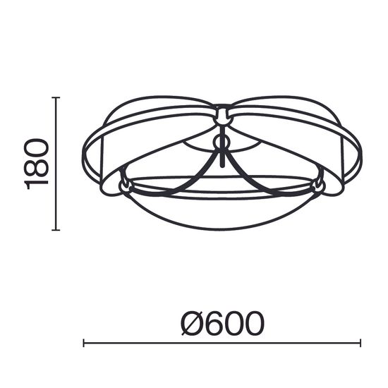 Потолочный светильник Maytoni MOD281CL-L45BS3K