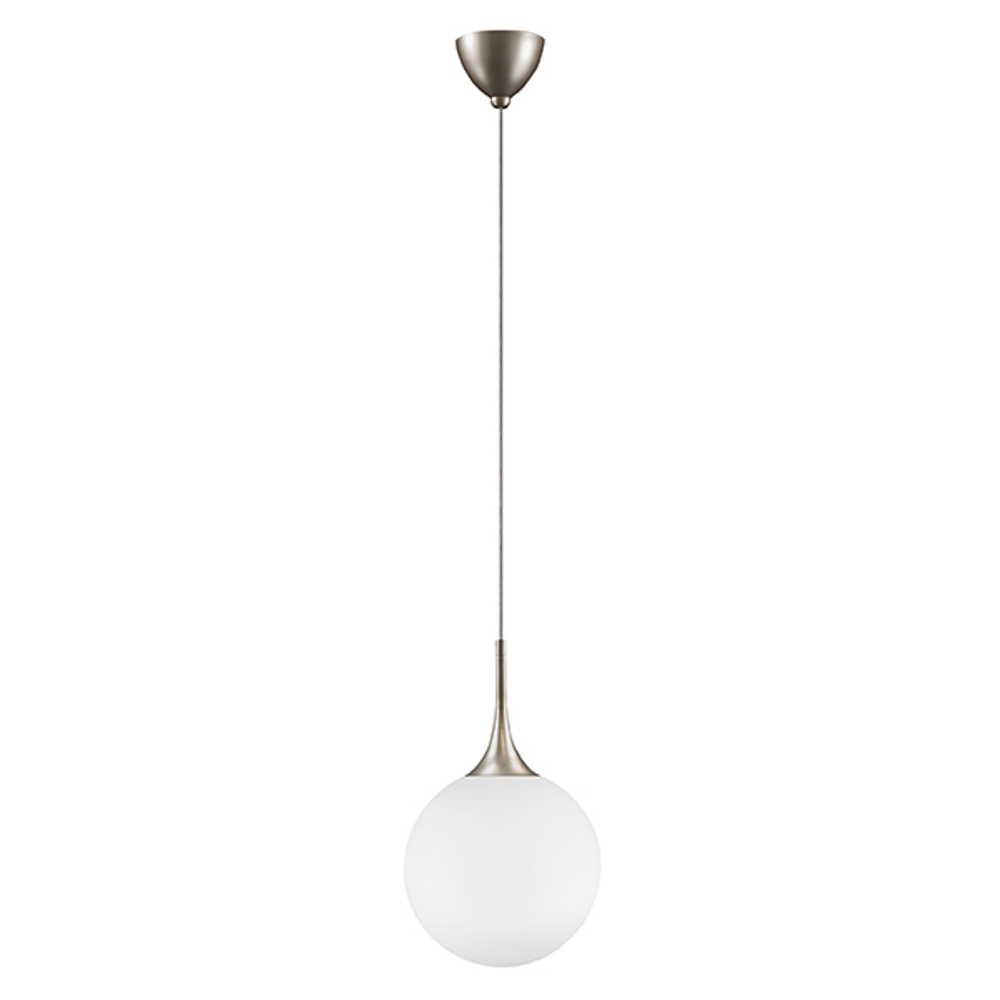 813033 Подвес GLOBO 1х40W E14 шампань/белый