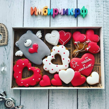 Имбирные пряники Любовь