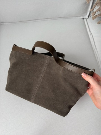 Сумка из натуральной замши