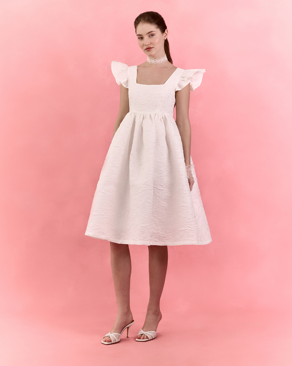 Angel white dress