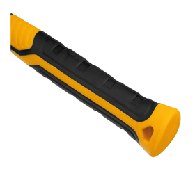 Резиновая киянка Denzel 450 г, черно-белая, фибергласовая рукоятка c TPR покрытием 11102