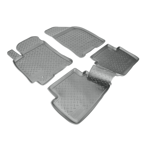 Ковры в салон Norplast/Unidec для Chevrolet Lacetti (2004-2013), Серый, арт.NPL-Po-12-22-G
