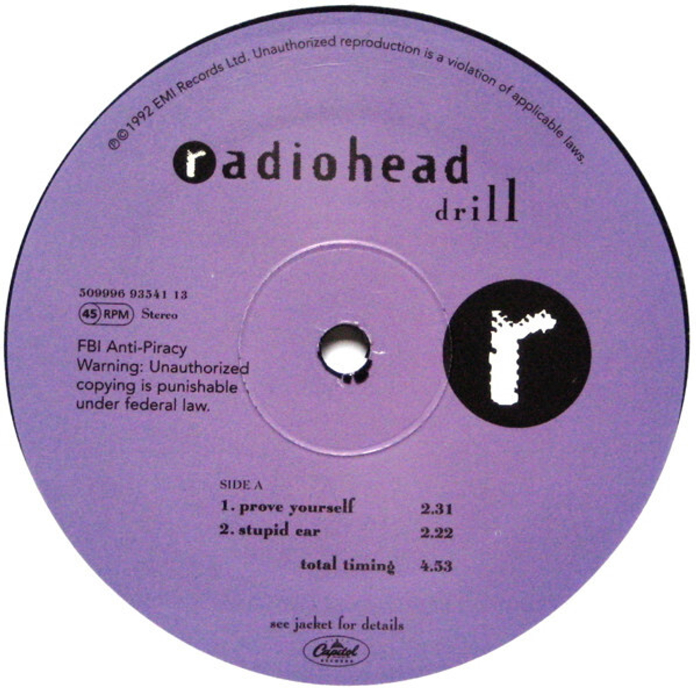 Radiohead / Drill (12" Vinyl EP)