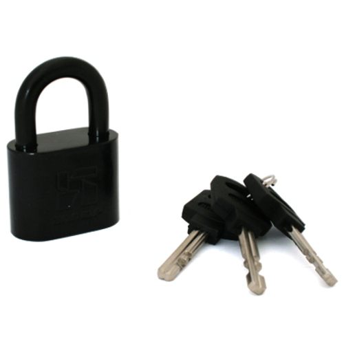 Замок навесной АЛЛЮР ВС2С-401 Черный d7мм /6630 на стенде